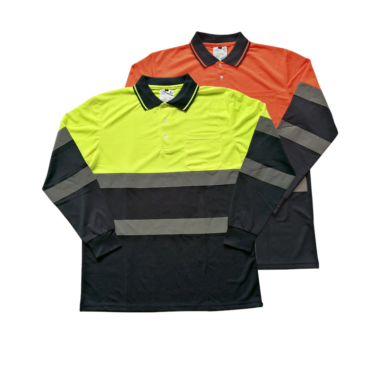Spot EN/ISO20471 summer hot explosions reflective round neck T-shirt safety protective clothing Breathable High warning