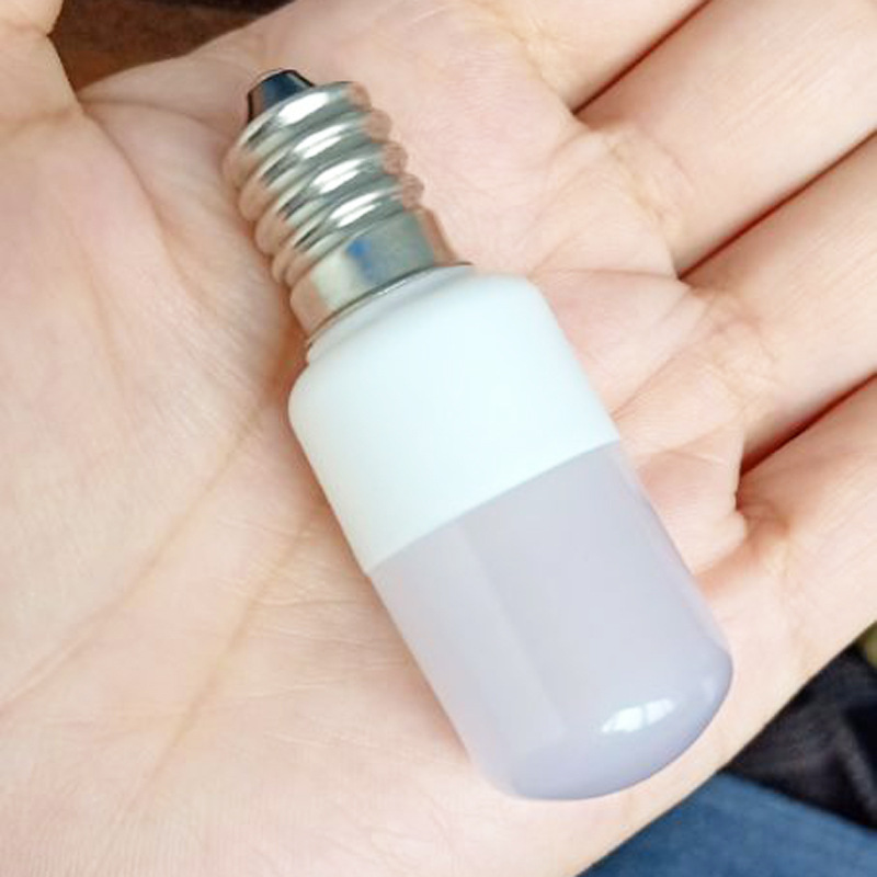 LED refrigerator lamp 110V sewing machine range hood microwave oven lamp E12E14 milky white cover T22 wide voltage 85-265