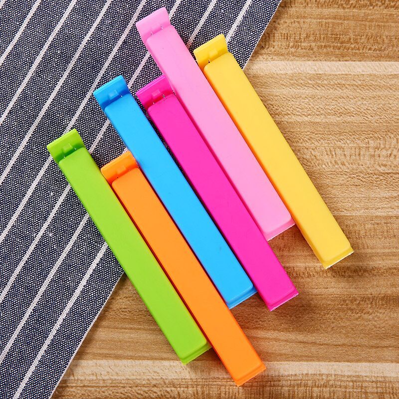 Factory direct supply fashion cute candy color sealing clip creative plastic bag sealing clip plastic tea clip sealing machine