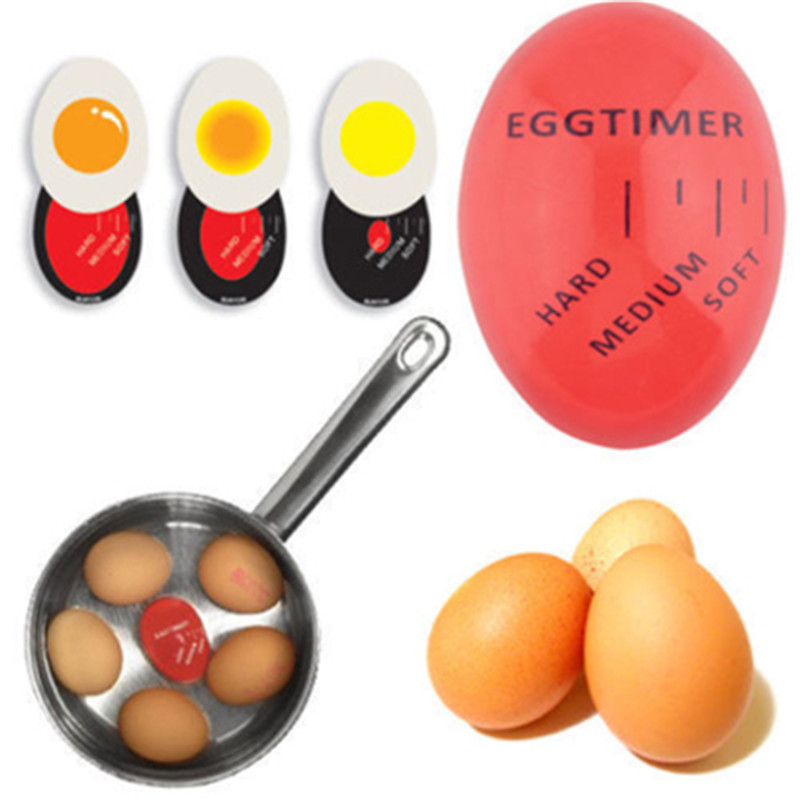 Egg Color Changing Timer Delicious Soft Boiled Egg Cooking Kitchen Resin Egg Timer