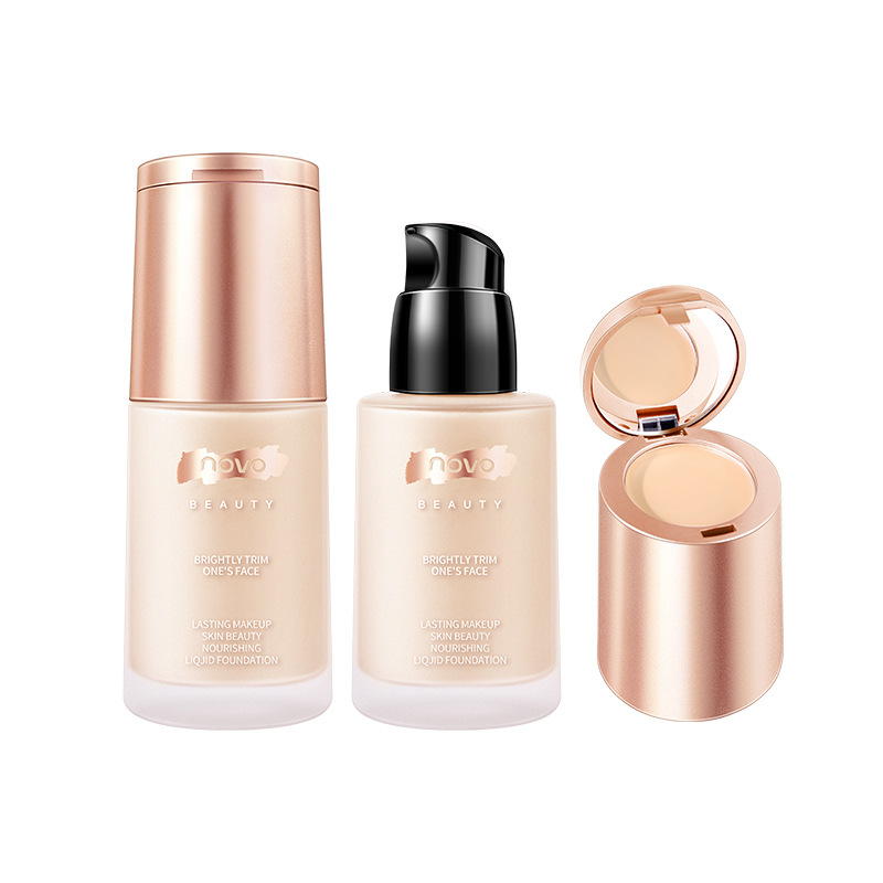 Make-up NOVO Cream Skin-nourishing Concealer Foundation Liquid Lasting Moisturizing Oil-controlling Concealer Waterproof Sweat-proof No Makeup 5334