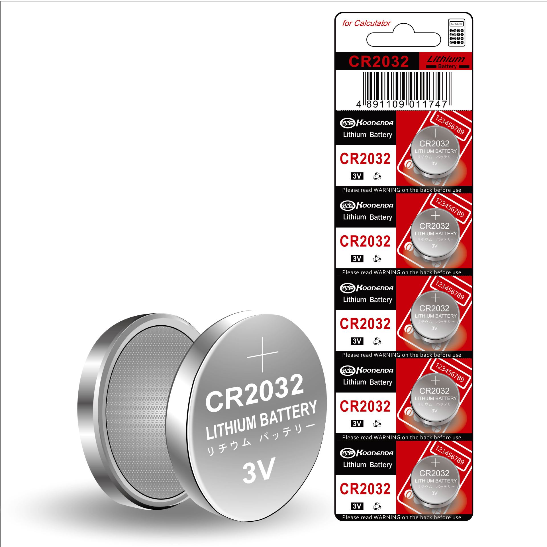 Factory wholesale CR2032 button battery car remote control motherboard weight scale button lithium battery 3V Electronic