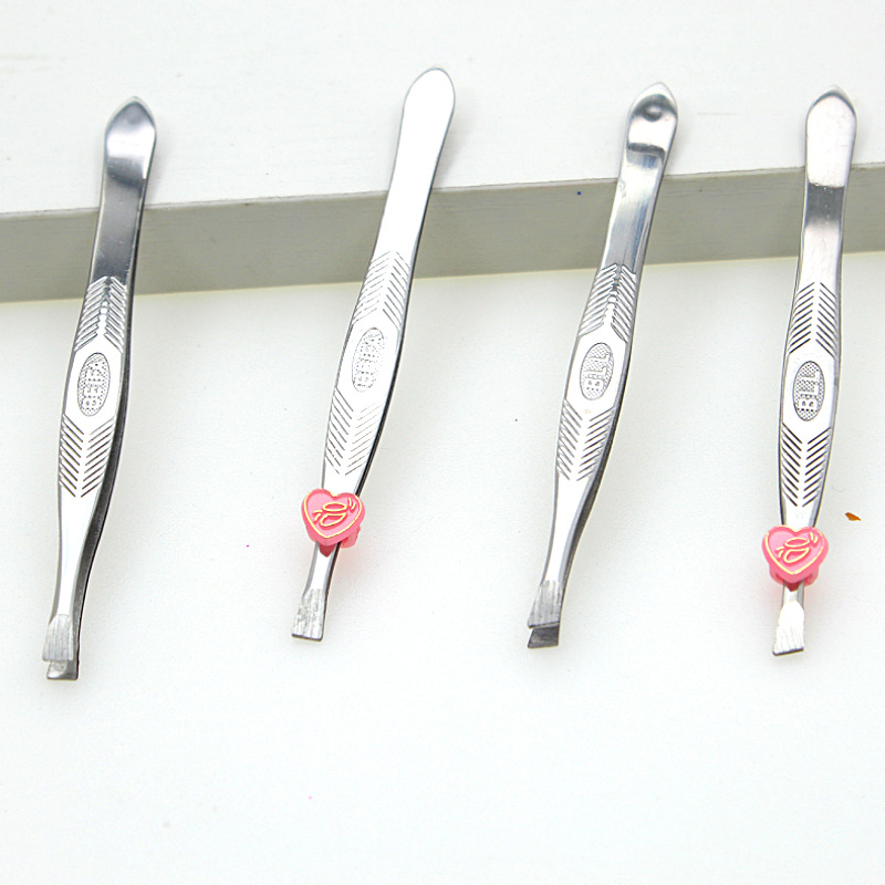 Stall supply 12 eyebrow clip plucking clip small camera eyebrow pliers eyebrow plucking plucking clip beard clip flat