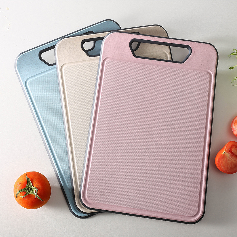 Factory direct wheat straw plastic cutting board cut meat cut vegetables fruit cutting board PP cutting board spot
