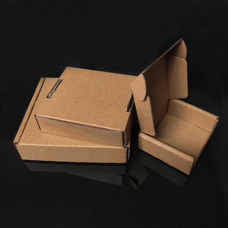 Super Small Flying Machine Box in stock Extra Hard Corrugated Paper Box Jewelry Box Express Packing Box Mobile Phone Case Tempered Film Packaging Box