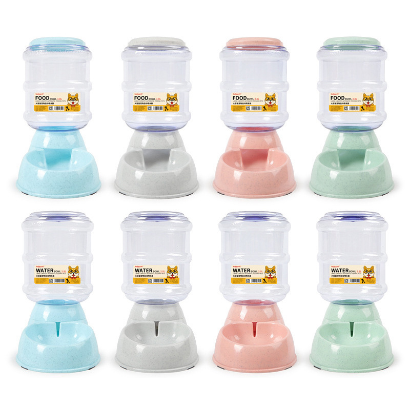 Havo Pet Supplies Pet Food Set Cat Pet Bowl Cat Food Basin 3.8L Large Capacity Pet Automatic Feeder