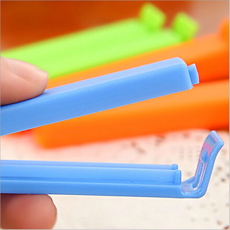 Factory direct supply fashion cute candy color sealing clip creative plastic bag sealing clip plastic tea clip sealing machine