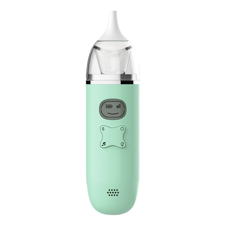 Cross-border Baby Nasal Suction Baby Children Silicone Nasal Suction Cleaner Music Comfort Electric Nasal Suction