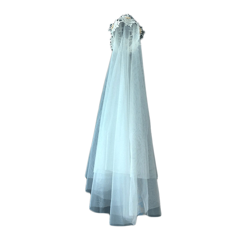 Vintage Hat-style Head Yarn Lace Diamond Pearl Small Clip Headdress Bridal Cheongsam Accessories 2019 New Women's Soft Yarn