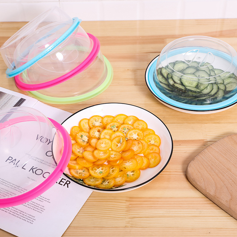Superposable refrigerator fresh-keeping tray cover dust-proof bowl cover splash-proof oil cover refrigerator fresh-keeping cover kitchen storage cover