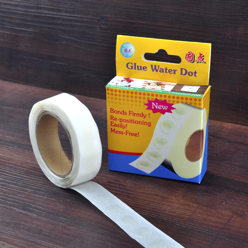 Wholesale wedding birthday party supplies balloon glue point stickers transparent bags of Dot glue double-sided tape 1 roll 100 points