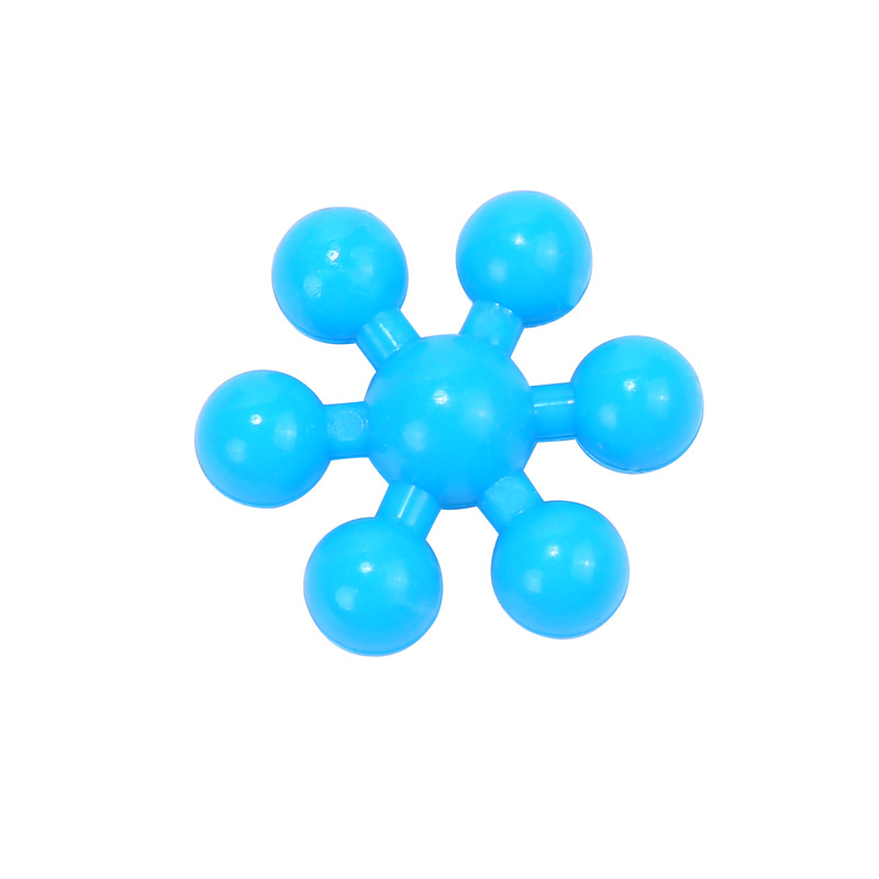 Plum Blossom Building Blocks Cross-border Amazon 3D Snowflake Plastic Splicing Rotatable Three-dimensional Building Blocks Children's Toys