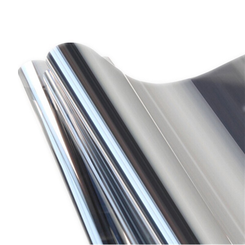 Silver glass window sunscreen insulation film manufacturers wholesale one-way perspective shading explosion-proof UV film Paper