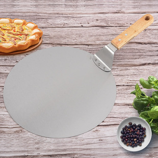 Origin supply stainless steel pizza tray baking tools round pancake shovel pizza shovel knife cake transferer