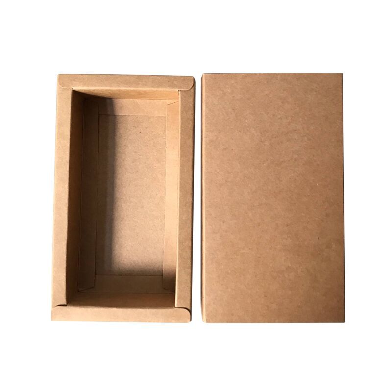 Kraft Paper Box Drawer Gift Box Packaging Box Health Products Paper Box Spot Rectangular Comb Packaging Box Gift Box