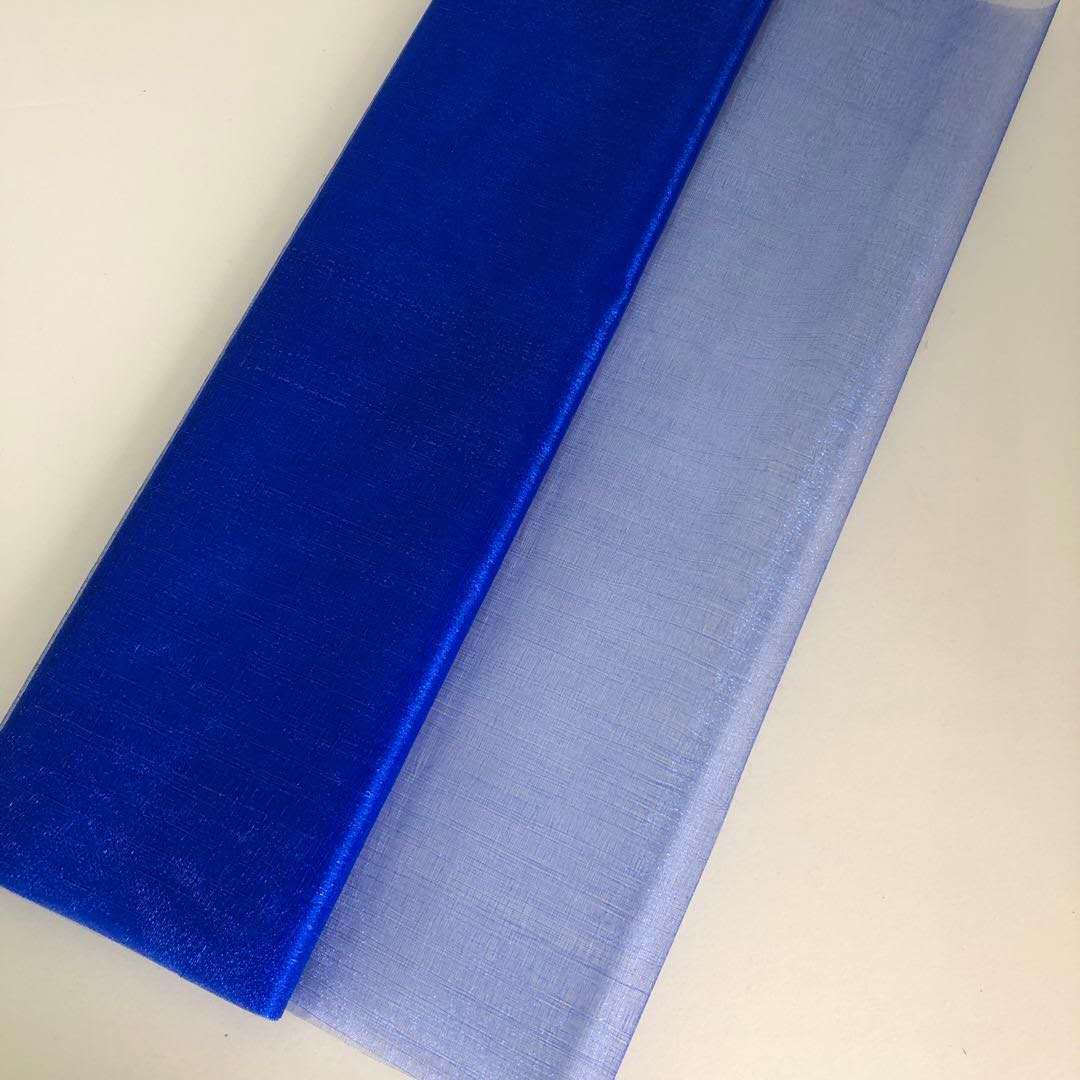Cross-border in stock wedding decoration snow yarn 50cm * 5M flower packaging gauze curtain OPP paper-free tube packaging crystal yarn