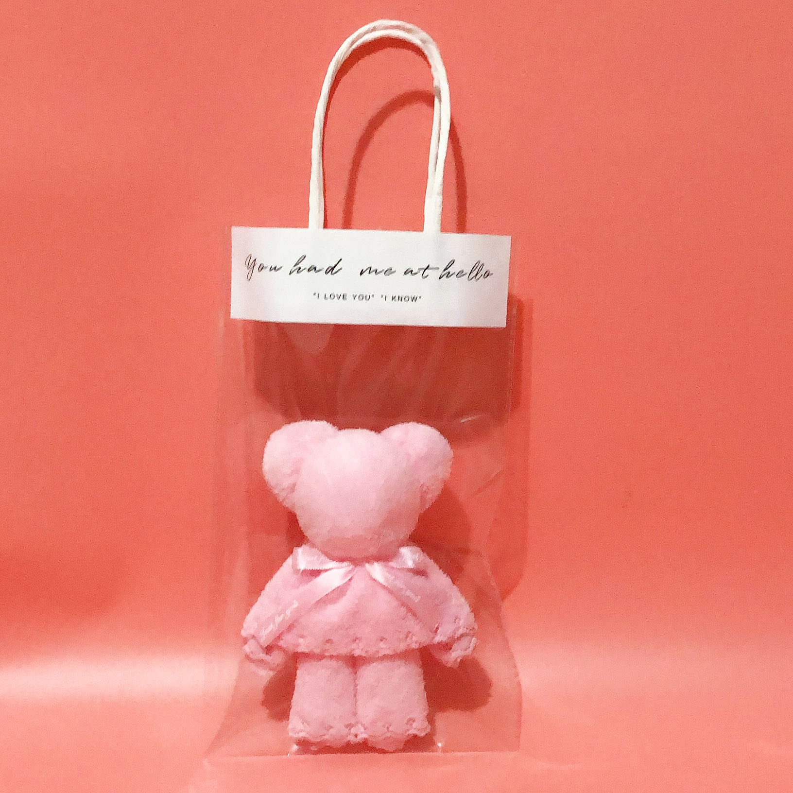 Bear shape towel holiday gift wedding gift baby 100 days full moon birthday companion gift LOGO