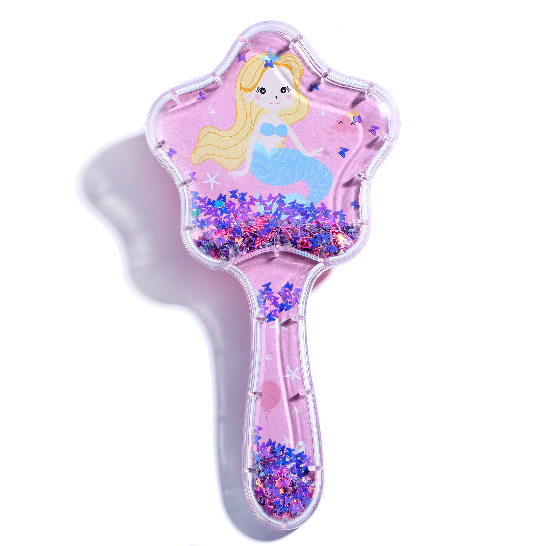 Air Cushion Air Sac Comb Scalp Mini Portable Scalp Massage Comb Transparent Cute Comb Mermaid Children's Comb Wholesale