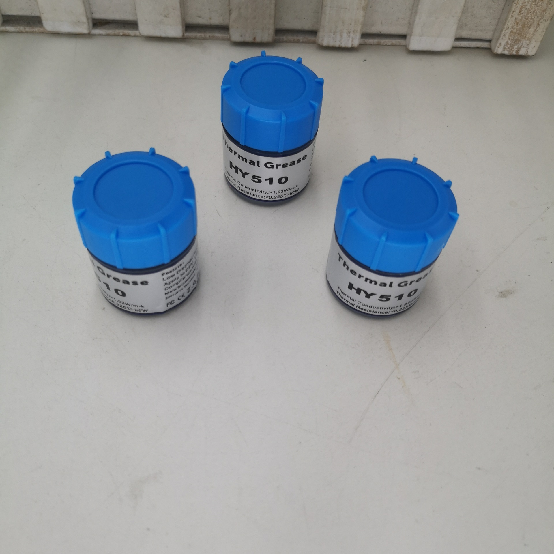 Factory wholesale gray HY510-CN10 barrel thermal conductive cream silicone