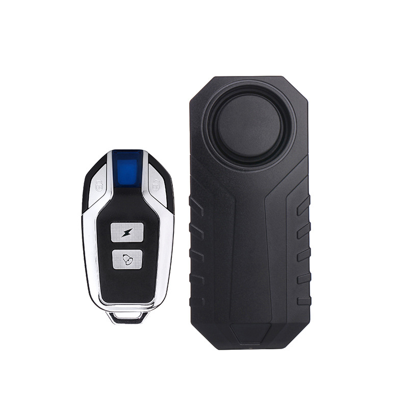 Bicycle Electric vehicle vibration alarm displacement induction vibration sensitivity Volume Three gear adjustable foreign trade supply