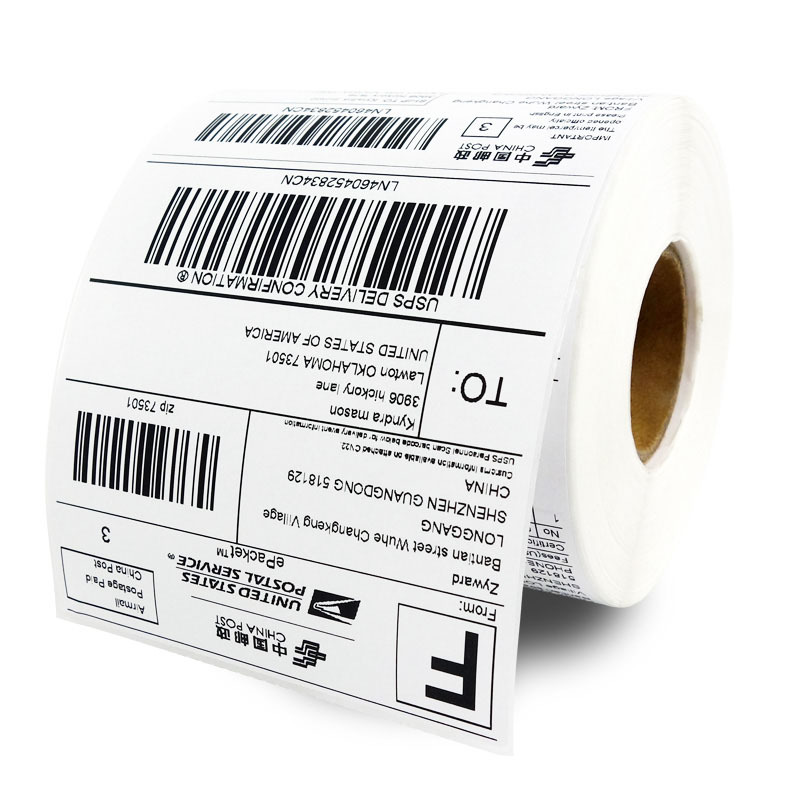 Three-proof thermal paper 100 × 100*150 Cainiao logistics eyoubao label postal parcel adhesive single paper