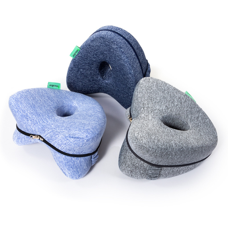 Cross-border supply of new memory foam slow rebound leg pillow heart-shaped clip leg pillow pregnant women cushion leg pillow love beautiful leg pillow