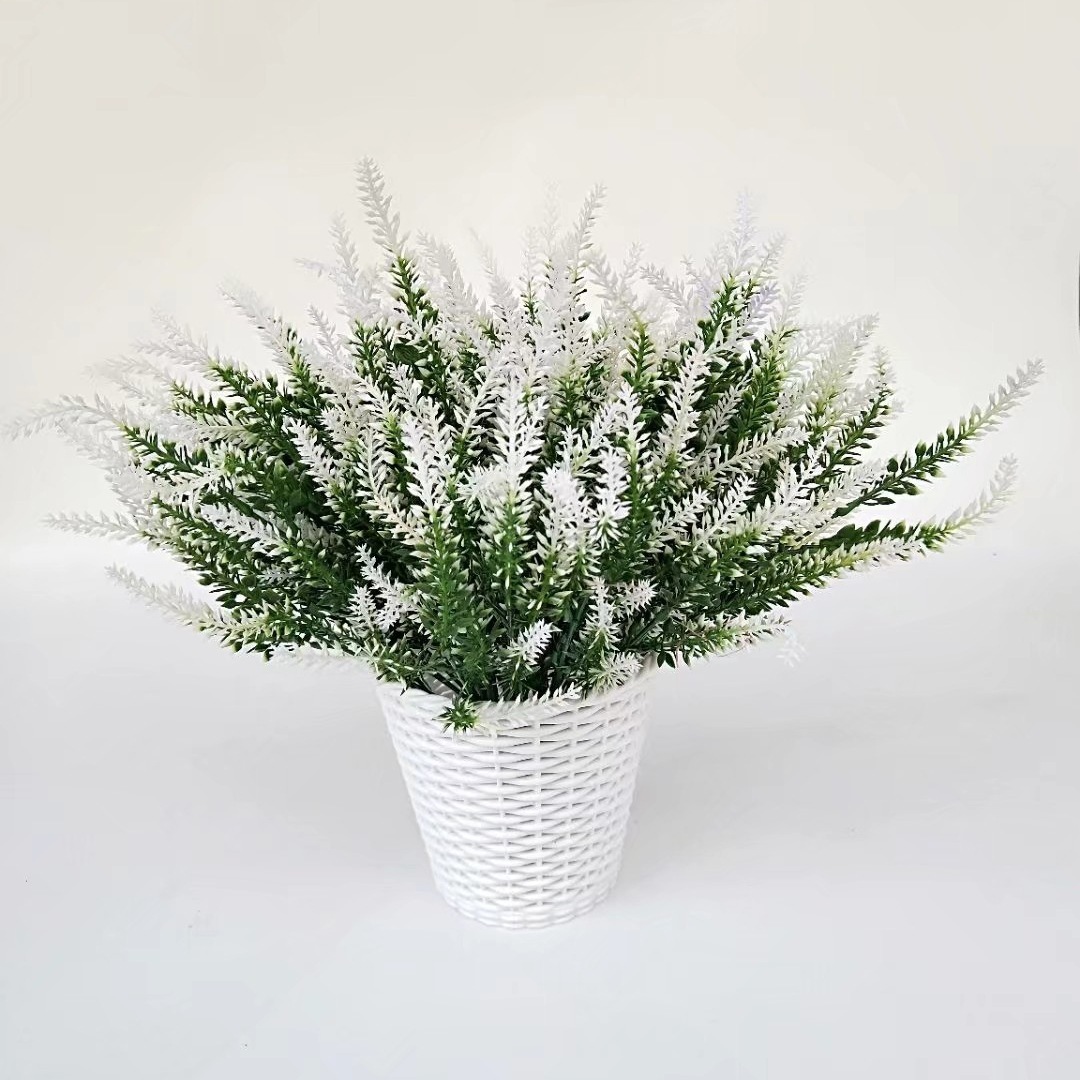 Lavender simulation pastoral decorative green plant decorative plastic flower simulation bouquet simulation plant potted flower 