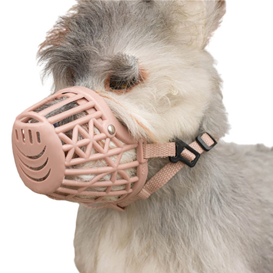 Plastic dog mouth cover anti-bite anti-barking anti-eating protection dog mouth cover Teddy golden retriever pet mask wholesale