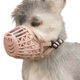 Plastic dog mouth cover anti-bite anti-barking anti-eating protection dog mouth cover Teddy golden retriever pet mask wholesale