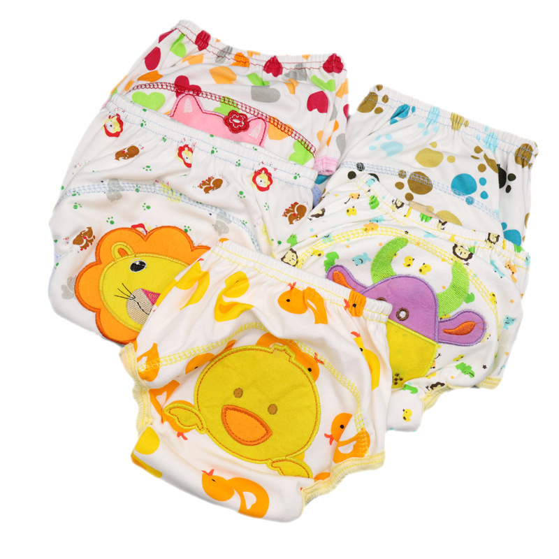 Dulaidu Play Study Pants Diaper Bag Waterproof Training Pants Breathable Bread Pants 12 Colors