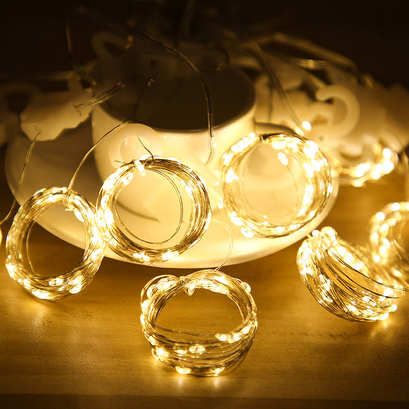 Amazon hot style USB remote control copper curtain lamp 3*3 M festival room decoration lantern curtain string