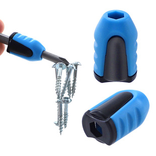 Powerful universal magnetic ring magnetic sleeve screwdriver batch head screwdriver plus magnetic/degaussing two-in-one