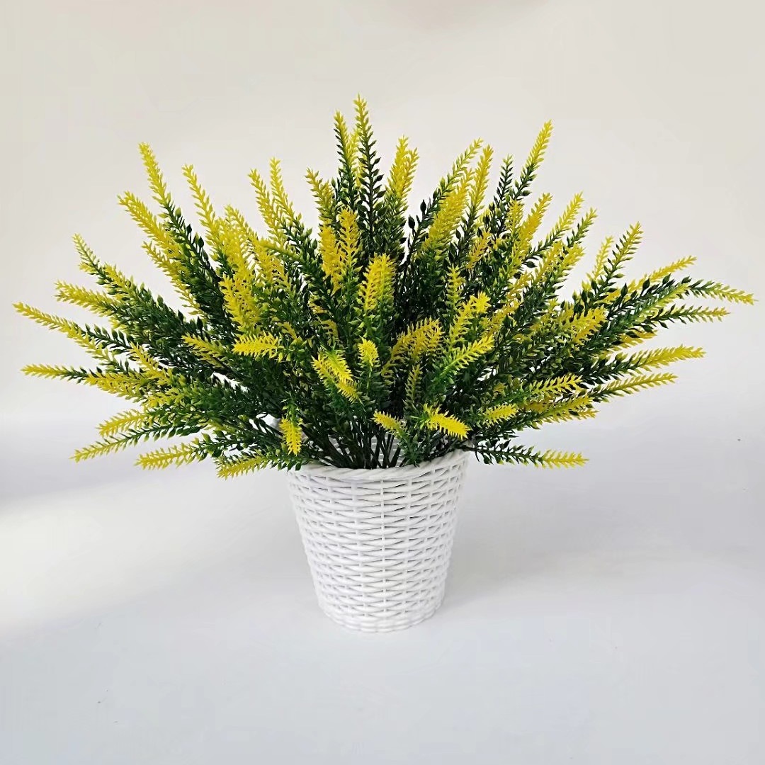 Lavender simulation pastoral decorative green plant decorative plastic flower simulation bouquet simulation plant potted flower 