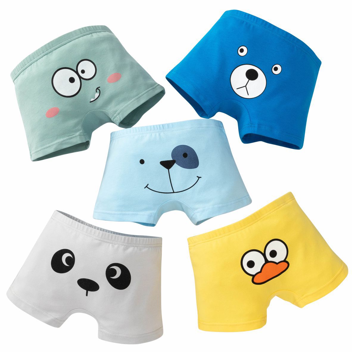 Cloth Rabbit Children's Underwear Boys' Boxer Baby's Boxer Shorts Cotton Boxer Middle and Big Boy Shorts