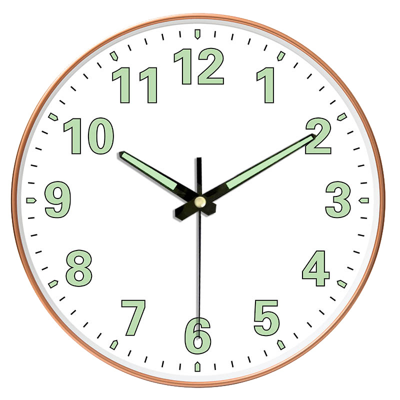 [12 inch 30cm] luminous clock Wall watch living room personalized creative simple mute modern fashion clock