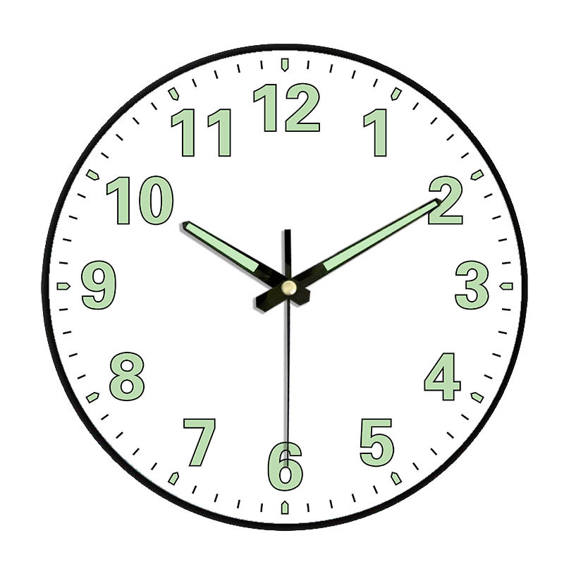 [12 inch 30cm] luminous clock Wall watch living room personalized creative simple mute modern fashion clock