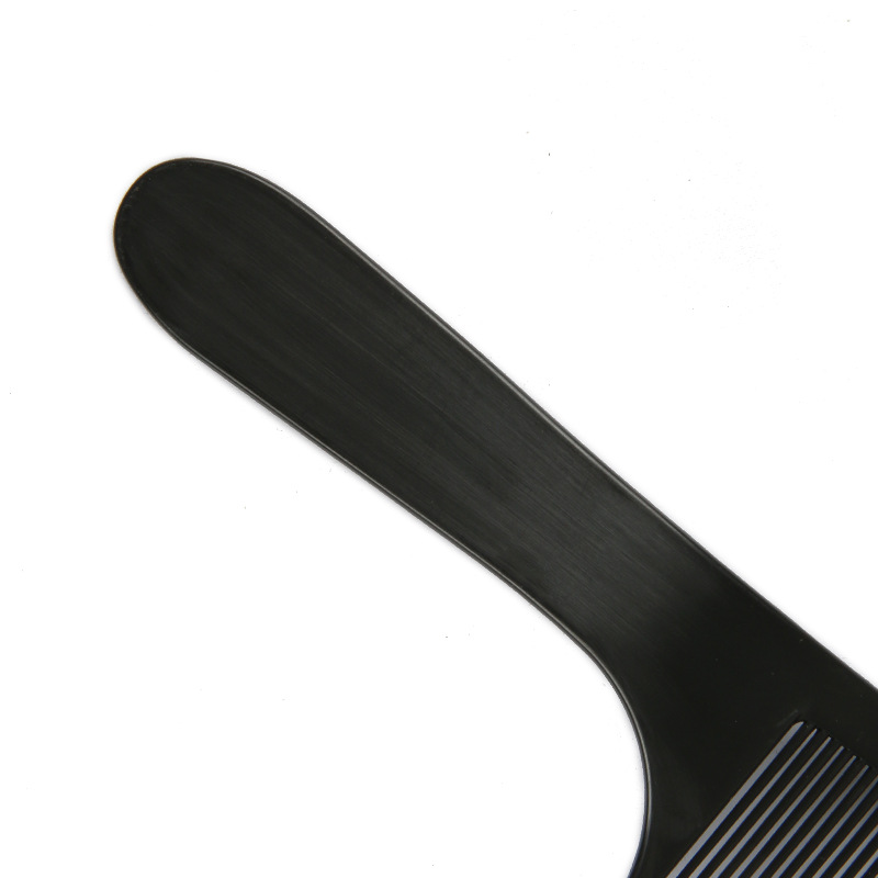 Hair stylist men's S-shaped hair clipper arc comb round head flat comb curved comb hair salon flat hair decoration comb