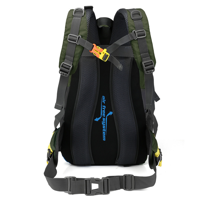 新しいアウトドアスポーツバックパック 40l 登山ハイキング旅行ダブルショルダーバッグ耐久性のある防水クロスボディリュックサック|undefined