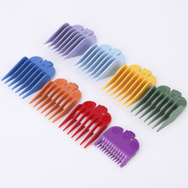 Caliper comb limit hair cutting positioning comb electric clippers 8 models comb color hair clipper accessories hairdressing tools