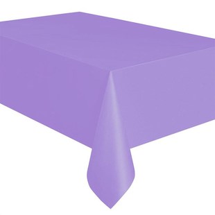 Disposable plain PEva thickened and enlarged tablecloth 137 × 274cm solid color tablecloth party decoration