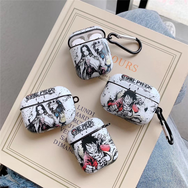 Protective Soft Shell Case for Apple AirPods Pro 2/3 Gen, Ink Cartoon Comic Style