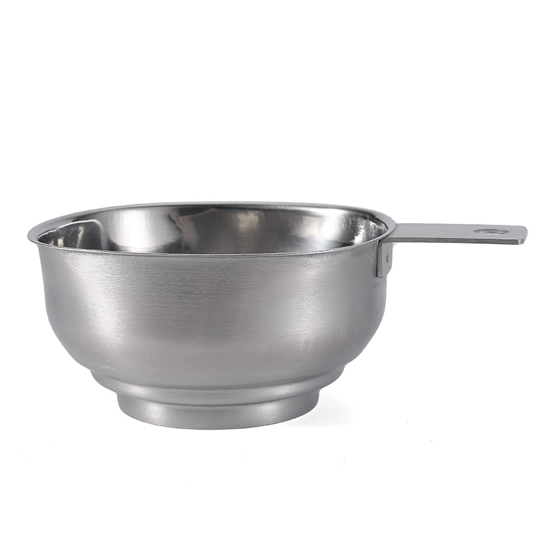 In stock stainless steel large diameter wide mouth square filter bucket household kitchen wine oil Pickles sub-packaging funnel wholesale