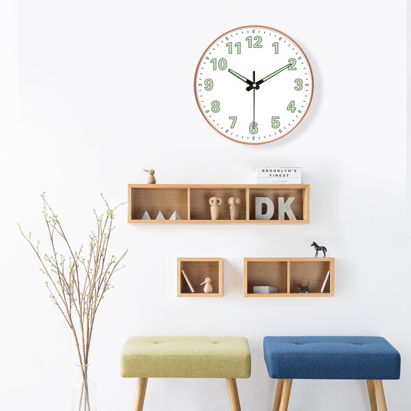 [12 inch 30cm] luminous clock Wall watch living room personalized creative simple mute modern fashion clock