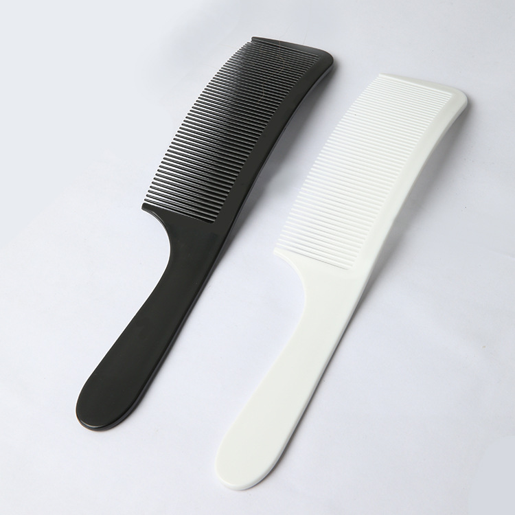 Hair stylist men's S-shaped hair clipper arc comb round head flat comb curved comb hair salon flat hair decoration comb
