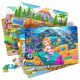 Wooden baby children early education Enlightenment toys 60 pieces of wooden jigsaw puzzle building blocks stall toy manufacturers wholesale