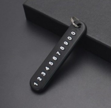 Number Card Black