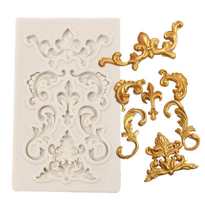 European-style embossed pattern silicone mold pattern lace embossed lace cake mold DIY baking mold