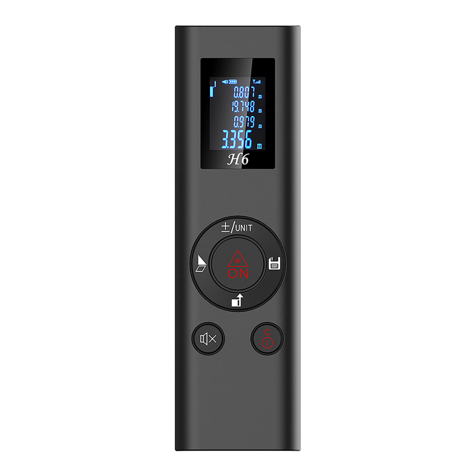 Popular pocket mini TYPE C charging 40 m handheld laser rangefinder high precision storage function ranging