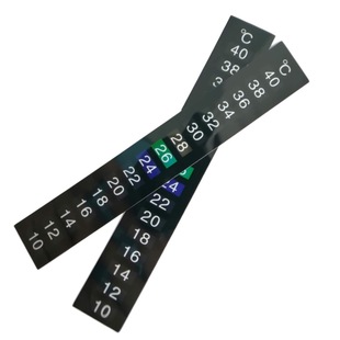 10-40 degree fish tank LCD temperature sticker reptile thermometer sticker LCD temperature change temperature sticker