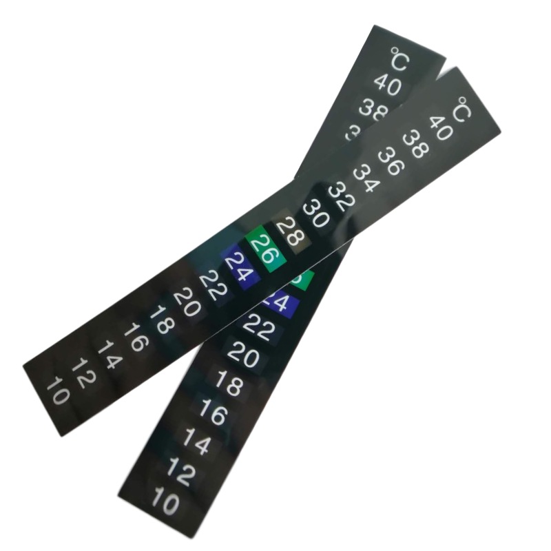 Supply a variety of liquid crystal fish tank temperature stickers temperature discoloration water temperature temperature measurement stickers aquarium water temperature measurement temperature stickers